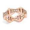 Online Walters Faith Keynes 18K Signature Diamond Bar Hexagon Stackable Ring