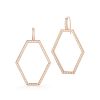 Online Walters Faith Keynes 18K Medium Open Hexagon Diamond Earrings