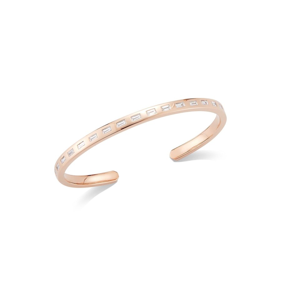 Clearance Walters Faith Ottoline 18K Gold And Diamond Baguette Cuff