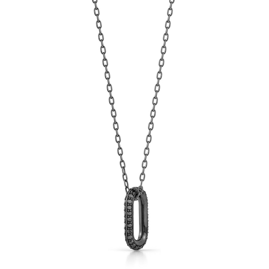 Clearance Walters Faith 18K Black Gold Diamond Cut Cable Chain