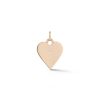 New Walters Faith Dora 18K Gold Heart Charm With Burnished Round Brilliant Cut Diamond