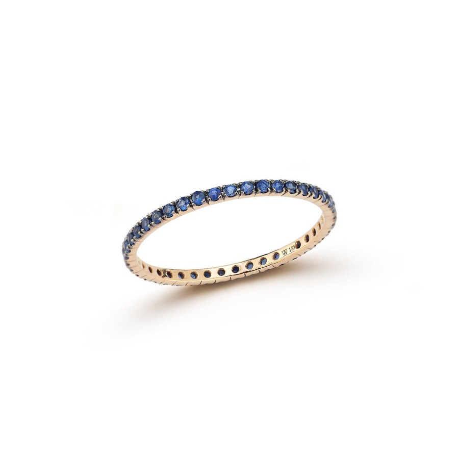 Clearance Walters Faith Wf Classic 18K Gold And Sapphire Eternity Band Ring