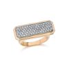 Best Walters Faith Carrington 18K Two Tone Diamond Id Bar Ring