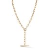 Online Walters Faith Saxon 18K Gold And Diamond Chain Link Necklace With Toggle Closure