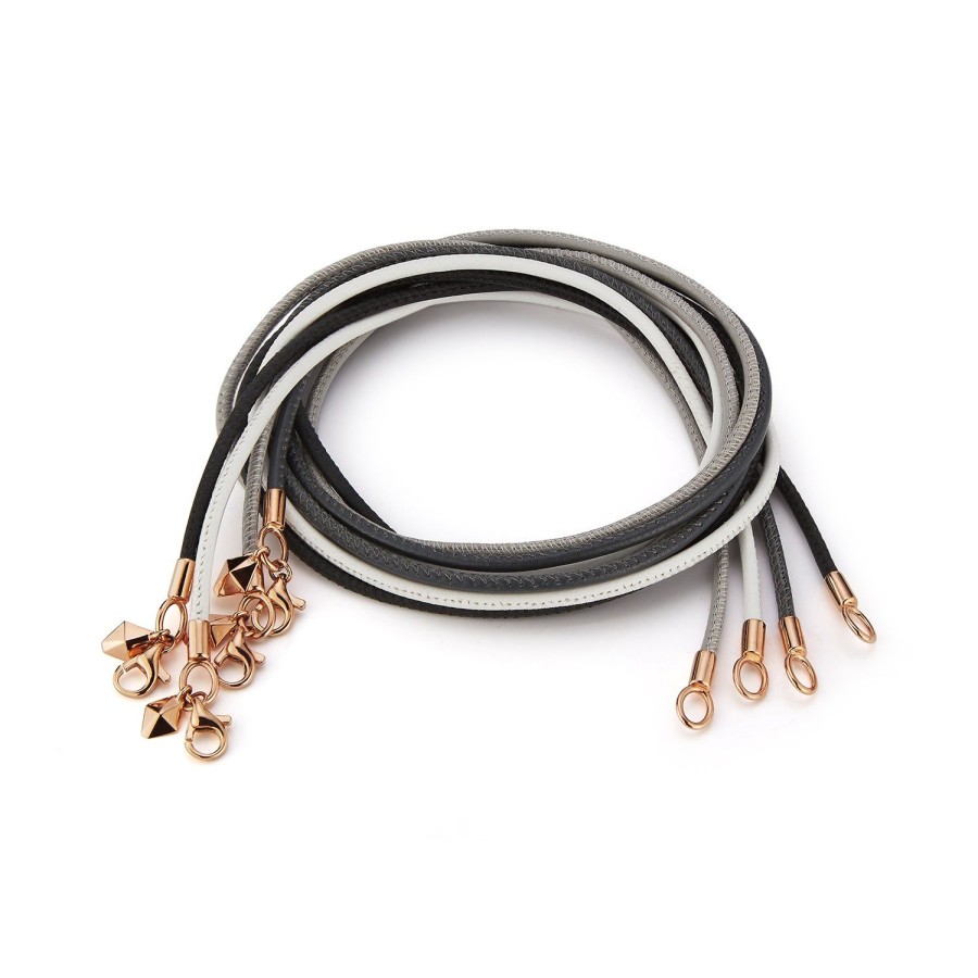 Best Walters Faith Sydney Napa Leather Cord With 18K Rose Gold Clasp