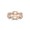 Best Walters Faith Saxon 18K Large All Diamond Chain Link Ring