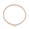 Clearance Walters Faith Clive 18K Gold Chain Link Choker With Diamond Lobster Clasp