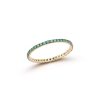 Clearance Walters Faith Wf Classic 18K Gold And Green Emerald Eternity Band Ring