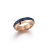 Hot Walters Faith Grant 18K Gold And Blue Sapphire Angled Band Ring