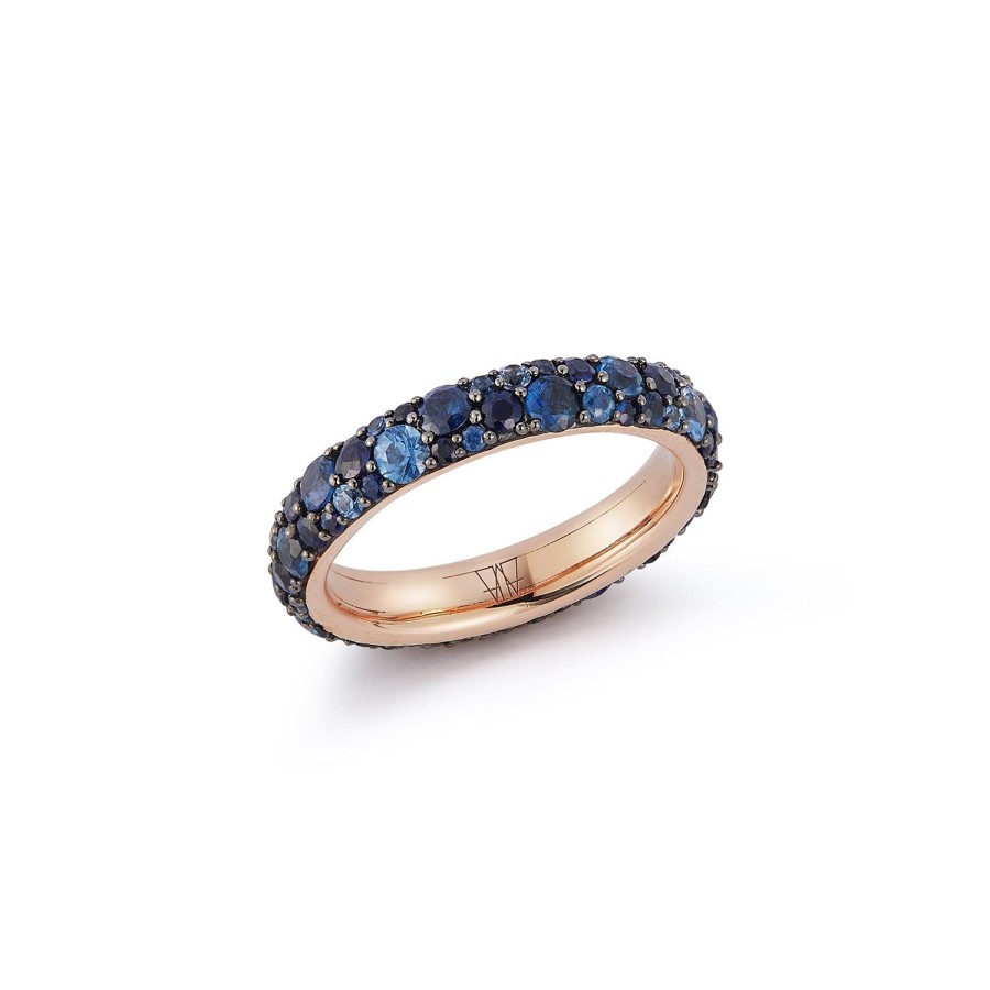 Clearance Walters Faith Oc X Wf 18K Gold And Blue Sapphire Band Ring