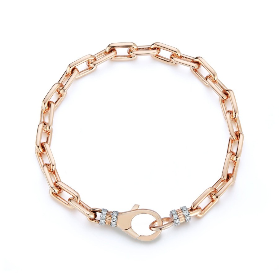 Hot Walters Faith Clive 18K Gold Chain Link Bracelet With Diamond Lobster Clasp