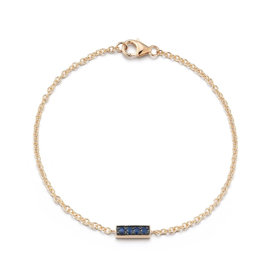 Online Walters Faith Wf Classic 18K Gold 4 Sapphire Bar Bracelet