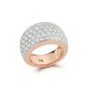 Best Walters Faith Lytton 18K Gold All Pave Diamond Bombe Ring