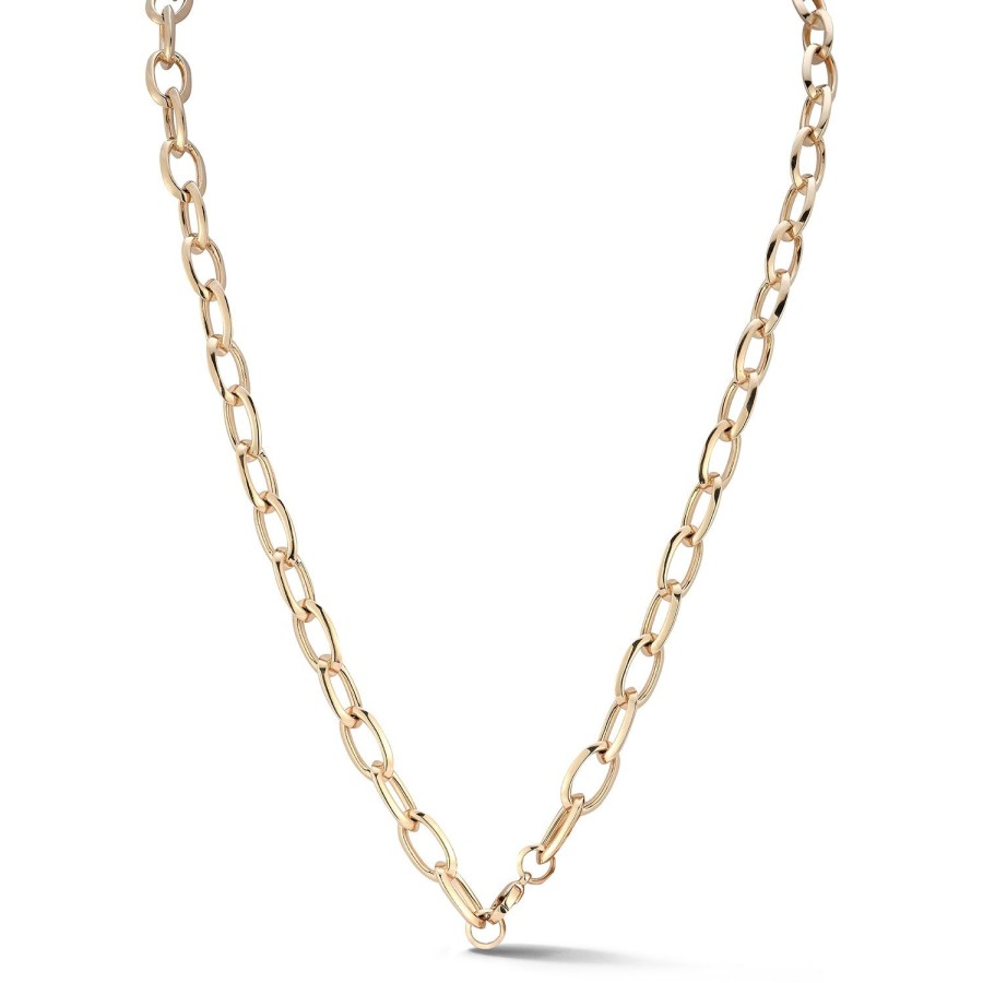 Hot Walters Faith Garnett 18K Gold Oval Chain Link Necklace