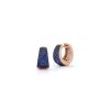 Hot Walters Faith Lytton 18K And All Blue Sapphire Tapering Hoop Earrings