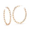 Online Walters Faith Saxon 18K 2" Chain Link Hoop Earrings